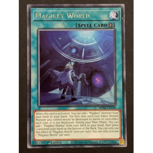 Magikey World | MP22-EN158 | Rare | 1st Edition