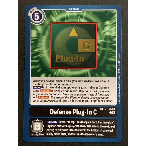 Defence Plug-In C | BT10-105 C