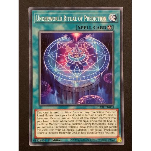 Underworld Ritual of Prediction | DABL-EN063 | Common | 1st Edition