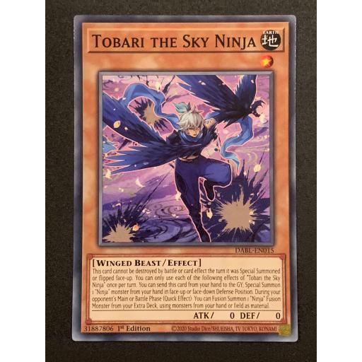 Tobari the Sky Ninja | DABL-EN015 | Common | 1st Edition