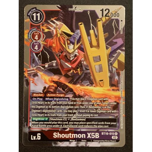Shoutmon X5B | BT10-015 R