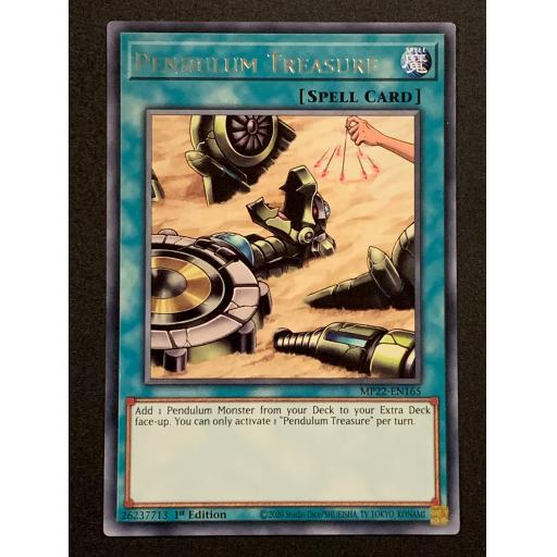 Pendulum Treasure | MP22-EN165 | Rare | 1st Edition