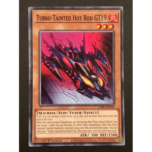 Turbo-Tainted Hot Rod GT19 | DABL-EN034 | Common | 1st Edition
