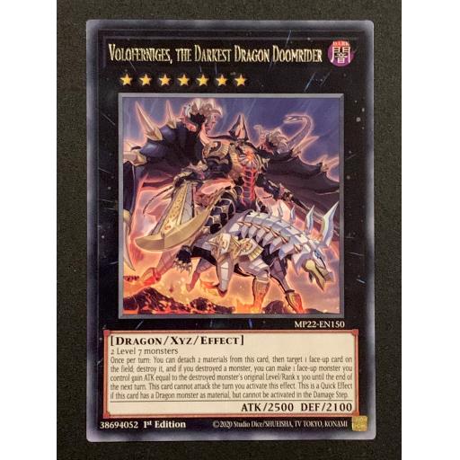 Voloferniges, the Darkest Dragon Doomrider | MP22-EN150 | Rare | 1st Edition
