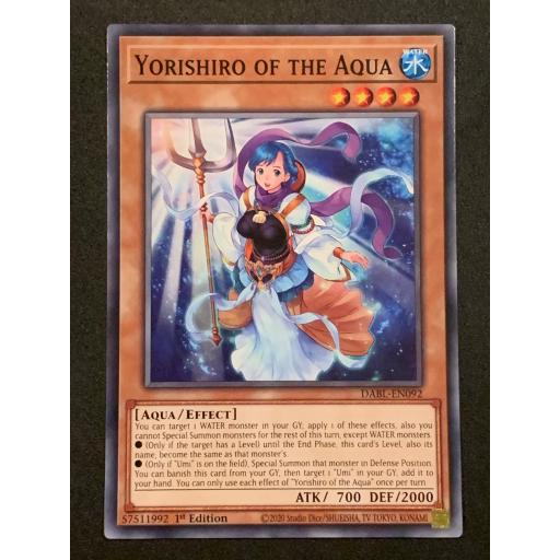 Yorishiro of the Aqua | DABL-EN092 | Common | 1st Edition