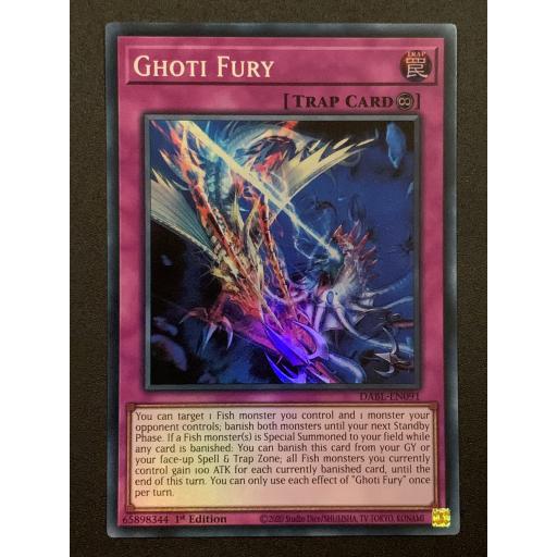 Ghoti Fury | DABL-EN091 | Super Rare | 1st Edition