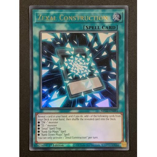 Zexal Construction | MP22-EN091 | Ultra Rare | 1st Edition