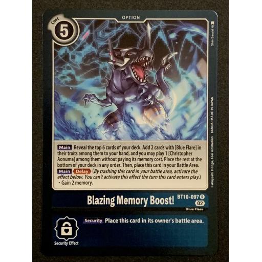 Blazing Memory Boost! | BT10-097 R