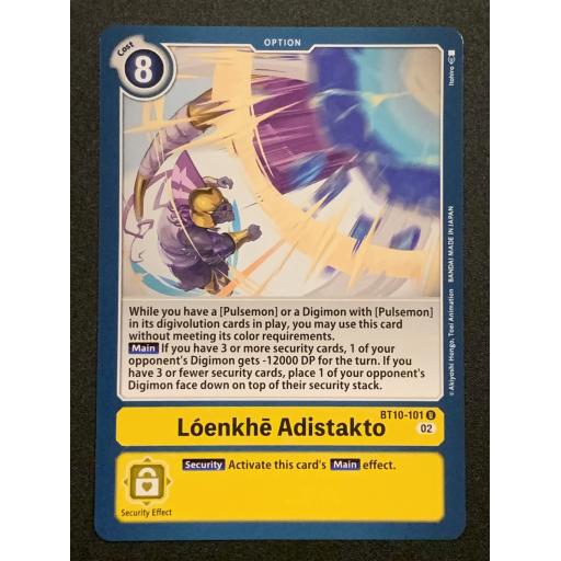 Loenkhe Adistakto | BT10-101 U