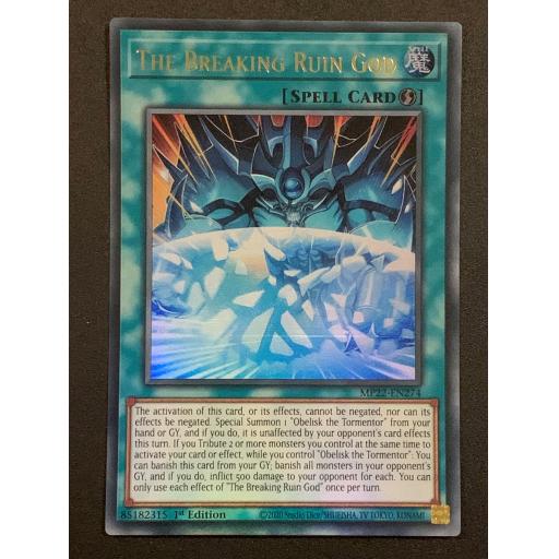 The Breaking Ruin God | MP22-EN274 | Ultra Rare | 1st Edition