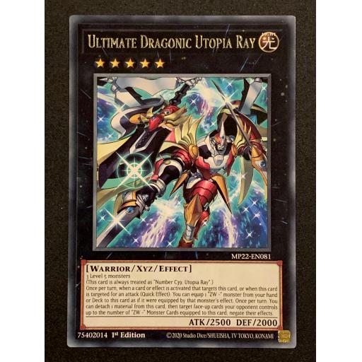 Ultimate Dragonic Utopia Ray | MP22-EN081 | Rare | 1st Edition