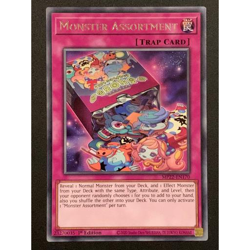 Monster Assortment | MP22-EN170 | Rare | 1st Edition