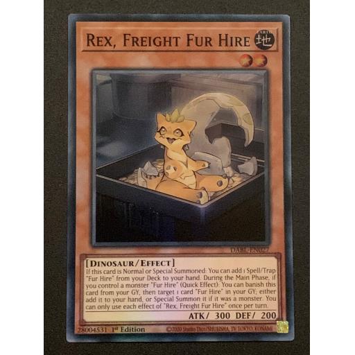 Rex, Freight Fur Hire | DABL-EN027 | Super Rare | 1st Edition