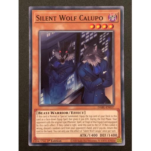 Silent Wolf Calupo | DABL-EN037 | Commo | 1st Edition
