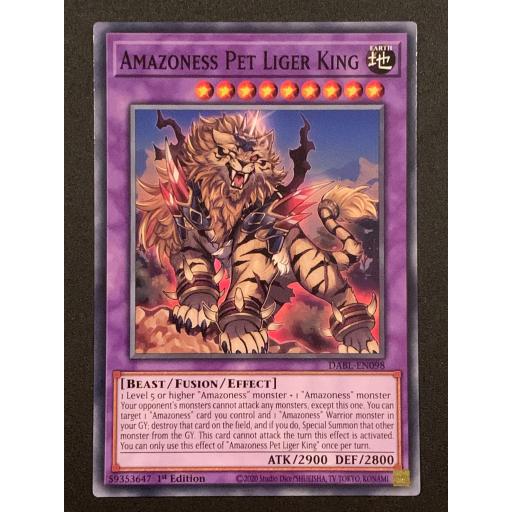 Amazoness Pet Liger King | DABL-EN098 | Common | 1st Edition