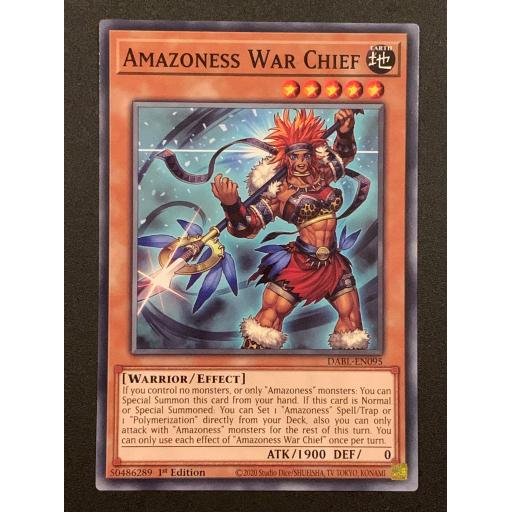 Amazoness War Chief | DABL-EN095 | Common | 1st Edition