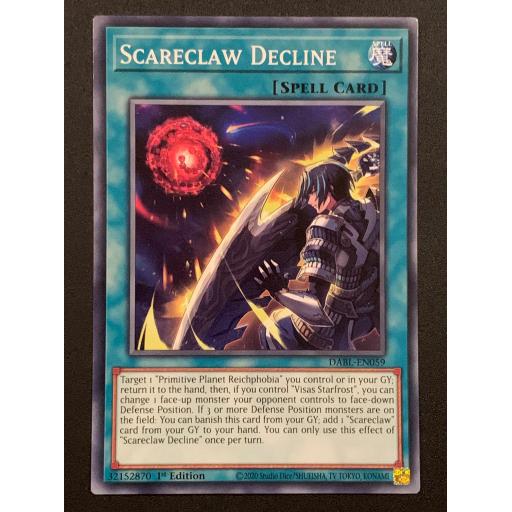 Scareclaw Decline | DABL-EN059 | Common | 1st Edition