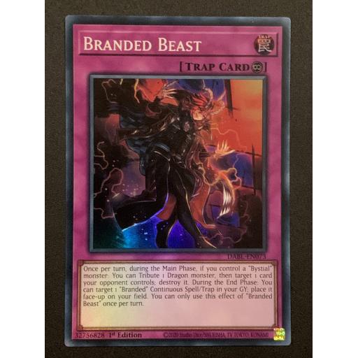 Branded Beast | DABL-EN073 | Super Rare | 1st Edition