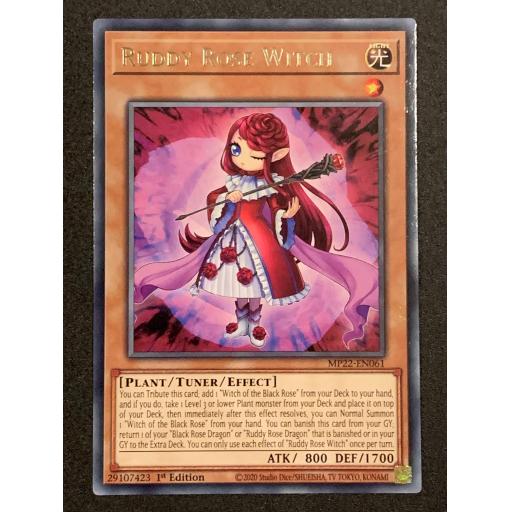 Ruddy Rose Witch | MP22-EN061 | Rare | 1st Edition