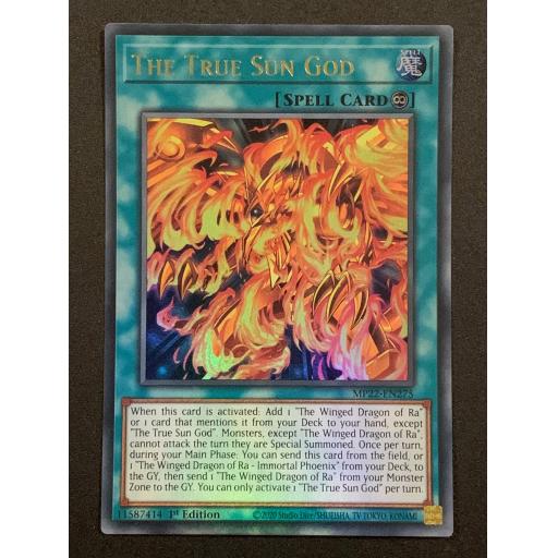 The True Sun God | MP22-EN275 | Ultra Rare | 1st Edition