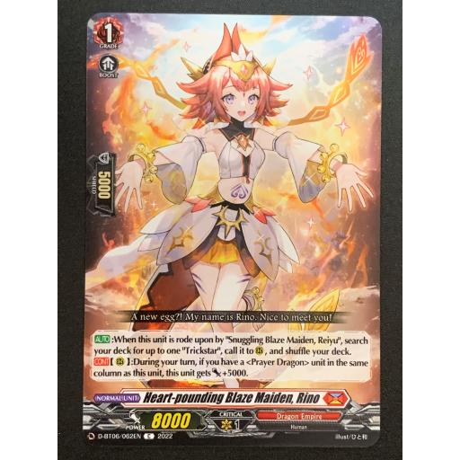 Heart-Pounding Blaze maiden, Rino | D-BT06/062EN C