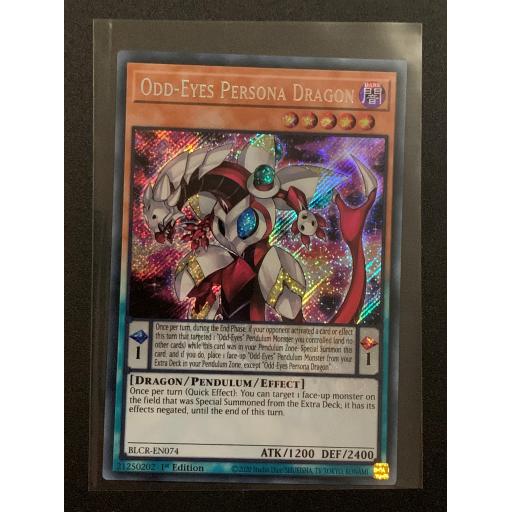 Odd-Eyes Persona Dragon | BLCR-EN074 | Secret Rare | 1st Edition