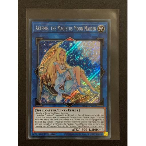 Artemis, the Magistus Moon Maiden | BLCR-EN095 | Secret Rare | 1st Edition