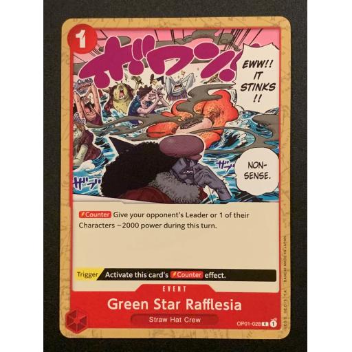 Green Star Rafflesia | OP01-028 C