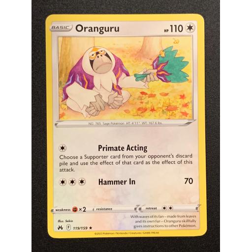 Oranguru | 119/159 | Rare