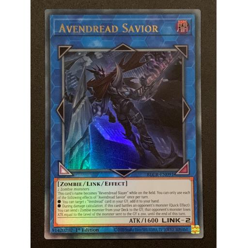 Avendread Savior | BLCR-EN091 | Ultra Rare | 1st Edition