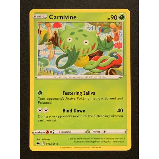 Carnivine | 012/159 | Uncommon