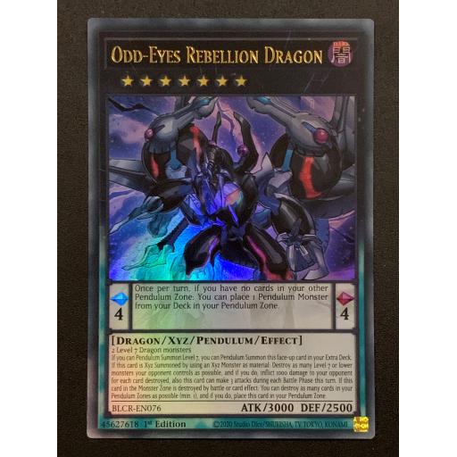 Odd-Eyes Rebellion Dragon | BLCR-EN076 | Ultra Rare | 1st Edition