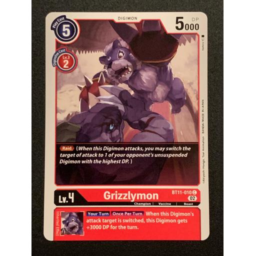 Grizzlymon | BT11-010 C