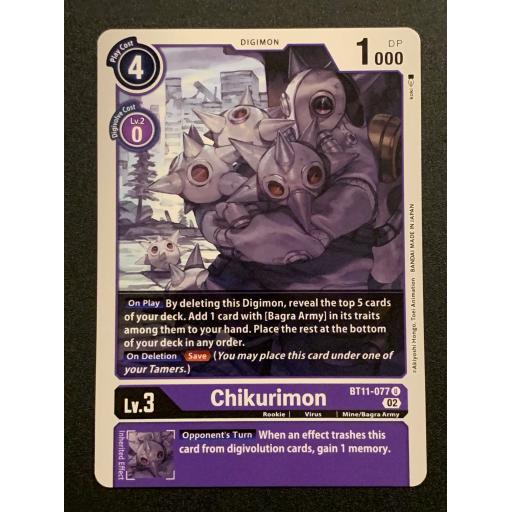 Chikurimon | BT11-077 U