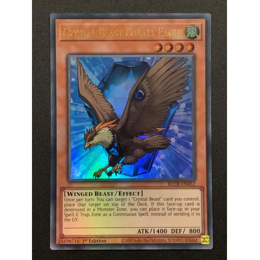 Crystal Beast Cobalt Eagle | BLCR-EN052 | Ultra Rare | 1st Edition