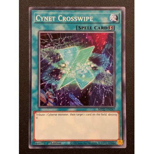 Cynet Crosswipe | MP22-EN247 | Common | 1st Edition