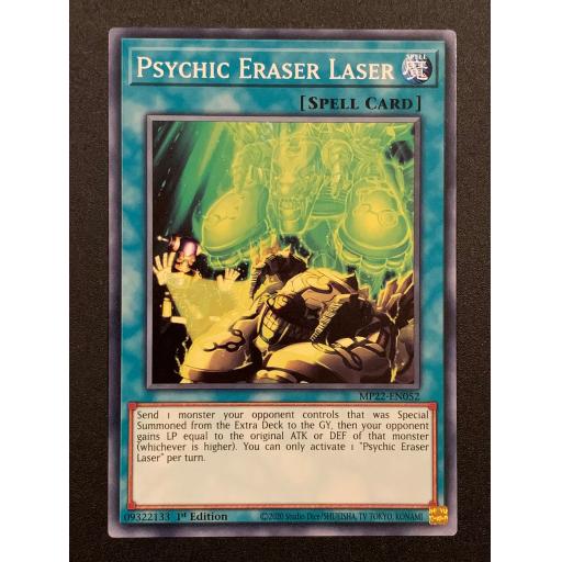 Psychic Eraser Laser | MP22-EN052 | Common | 1st Edition