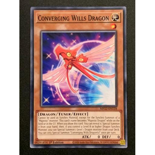 Converging Wills Dragon | MP22-EN118 | Common | 1st Edition