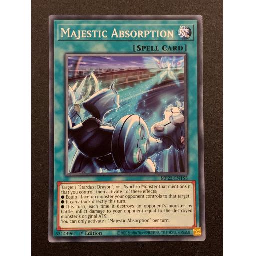 Majestic Absorption | MP22-EN153 | Common | 1st Edition