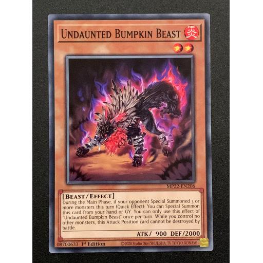 Undaunted Bumpkin Beast | MP22-EN206 | Common | 1st Edition