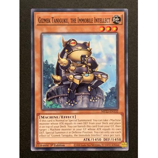 Gizmek Taniguku, the Immobile Intellect | MP22-EN132 | Common | 1st Edition