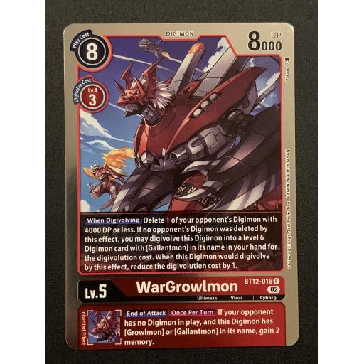 WarGrowlmon | BT12-016 R