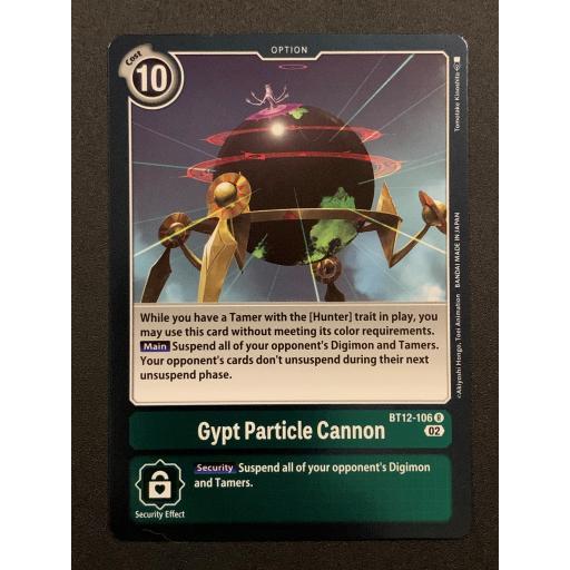 Gypt Particle Cannon | BT12-106 R