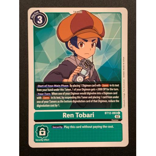 Ren Tobari | BT12-093 U