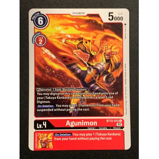 Agunimon | BT12-012 U