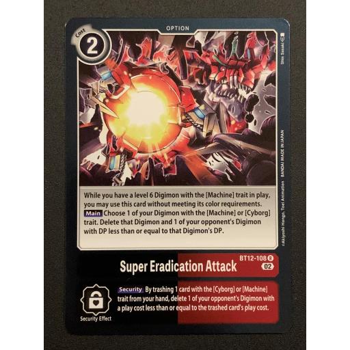 Super Eradication Attack | BT12-108 C