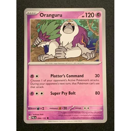 Oranguru | 094/193 | Uncommon