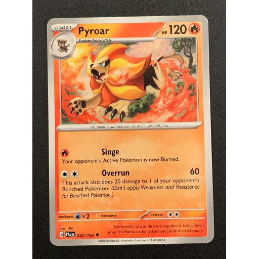 Pyroar | 032/193 | Uncommon