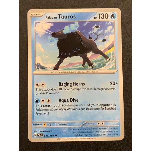 Paldean Tauros | 041/193 | Uncommon