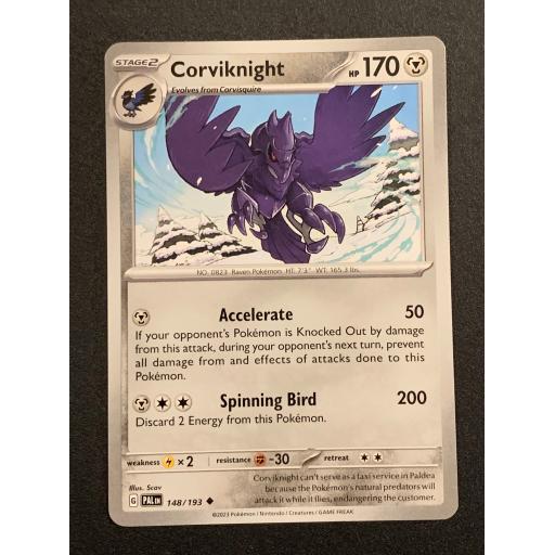 Corviknight | 148/193 | Uncommon